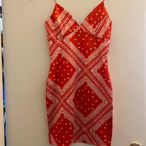 Red Bandana Dress